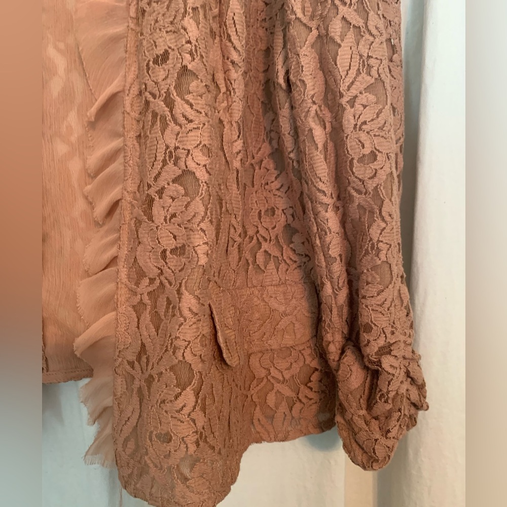 Chico's Lace Jacket in Copper - Picture 3 of 6